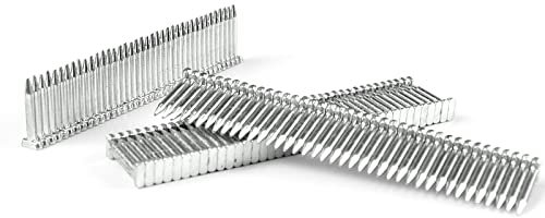 KIMSING ST18 Lot de 800 clous à béton galvanisés de calibre 14 18 mm pour cloueuse pneumatique à béton pneumatique robuste