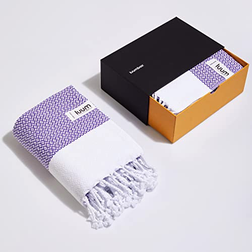 Luum® XXL Strandtuch Damen Herren Hamamtuch Saunahandtuch Handtuch Yogatuch Duschtuch Strandhandtuch Saunatuch Badetuch Reisehandtuch Pestemal Beach Towel XXL in Geschenkbox