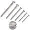 irsa24 200 Stk. Linsensenk Holzschrauben mit Schlitz 4,0 x 16 mm DIN 95 Edelstahl A2 Linsenkopf