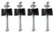 Trampolinzubehör Trampolinschraube Schrauben zur Befestigung des Trampolins geeignet für großes Trampolin und kleines Trampolin 8mm-4pack