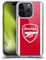 Head Case Designs Funda de gel suave con licencia oficial del Arsenal FC Home 2023/24 Crest Kit compatible con Apple iPhone 14 Pro