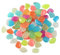 JIHUOO Lot de 200 galets phosphorescents pour aquarium, petites pierres colorées et gravier décoratif pour plantes, jardin, allée