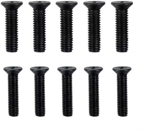 9 viti di fissaggio affidabili con filettatura sinistra per adattatore mandrino trapano, M5/M6 22 mm, confezione da 10