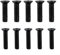 9 viti di fissaggio affidabili con filettatura sinistra per adattatore mandrino trapano, M5/M6 22 mm, confezione da 10