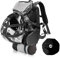 Moman Sac à Dos Moto, BM2 Sac de Casque de Moto avec Housse de Pluie pour Casque/Porte-Casque Sac à Dos de Randonnée Grande Capacité Étanche pour Voyage Trekking Camping Ordinateur Vélo Moto