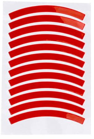Ywmsfl 12 x Kinder-Balances-Fahrradaufkleber, reflektierender Reifenaufkleber, Kinder-Warnaufkleber, Raddekoration