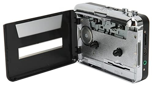 Acouto Kassette Playertape Cassette Player Tragbarer Multifunktionaler MP3 -CD -CD -Konverter USB Auto Reverse Sound Music Tape Player für Laptops und PCs Sie Konvertieren Klassen und Kassette