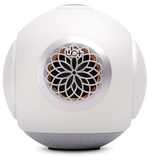 UB+ dBMiNi Small Punchy Bass Bluetooth Speaker, Portable, Wireless, 40W Loud Stereo Sound, 20H Playtime, Long Battery, IPX5, Bluetooth 5.4, EQ, TWS, Type-C, AUX, for Outdoor Home (Pearl White)