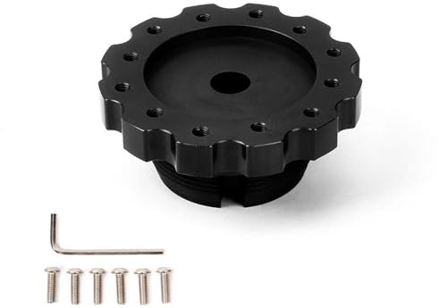 Für PXN V10 QR037 Racing Auto Spiel Modifikation Lenkrad Anschluss Adapter YIJIAVSX(Black)