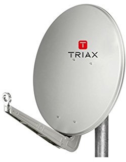 Triax FESAT 100 HQ LG satantenne 97 x 104 cm Satellite Miroir 100 cm aluminium gris clair