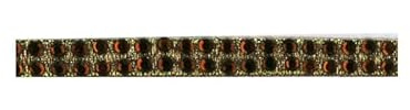 Board 0189-060 Trimming 10 m Iron-on Rhinestones – Brown