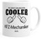 So sieht ein richtig ein richtig cooler KFZ-Mechaniker aus Tasse Berufe MoonWorks® weiß unisize