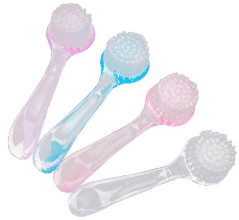 SUPVOX Cepillo Facial ErgonóMico 4PCS - Limpieza Profunda, ExfoliacióN Y Masaje Para Todo Tipo De Piel, Compacto Y PortáTil Para Uso Diario En Casa O Viajes