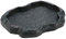 Bol de Reptiles, gamelle Tortue Roche de résine Poissons de Reptiles pour l'alimentation et l'eau Ornement Aquarium Assiette de Terrarium pour Tortue(Vert foncé M)