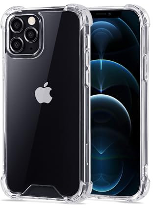 JProtect für iPhone 11 Pro Hülle Transparent (TOP Schutz) – Durchsichtige Stoßsichere Schutzhülle – Shockproof Bumper Case – Handyhülle iPhone 11 Pro Slim