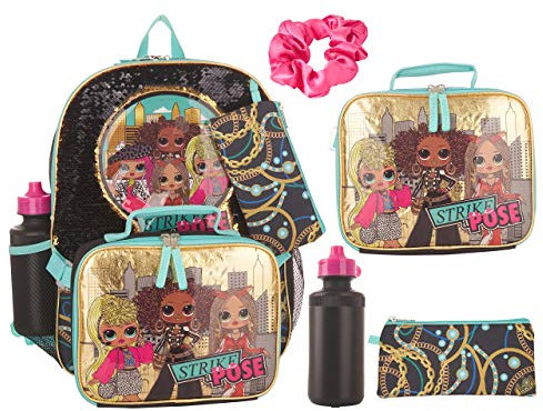 O.M.G. by L.O.L. Surprise 5 Piece Backpack Set for Girls