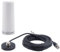 Asyduey Vehicle/Car Mobile Radio VHF/Uhf Dual Band Antenna Bnc Connettore Base Magnetica Mount 5M Rg58 per Bc125At Scanner
