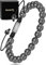 MagnetRX® Hämatit Magnetarmband - Magnetische Hämatit Armbänder mit Perlen (Classic 8mm Bead)