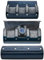 Watch Cases for Men - Watch Roll Travel Box - Storage Organizer and Display - Midnight Blue Mirage Watch Roll Case