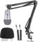 YOUSHARES Blue Yeti Nano Mic Arm Stand with Yeti Nano Mic Cover Foam, Mic Boom Arm for Blue Yeti Nano Microphone with 2pcs Cable Sleeve