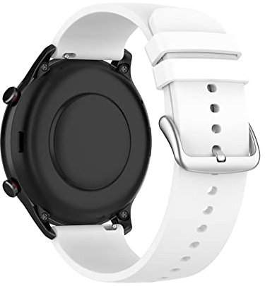 Tyogeephy Weich Silikon Uhrenarmband Kompatibel mit Amazfit GTR 3/ GTR 3 Pro/GTR 47mm/ GTR 2/ GTR 2e/ Stratos 3, Yamay SW022, Sport Armband Ersatz Armband für Damen Herren