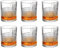 Zcoolo 6 Pièces Verres à Whisky 300 ml/10 OZ - Verres à Scotch de Qualité Supérieure - Verres à Bourbon Pour Cocktails, Style Rock Belle Boîte Cadeau (B)