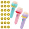 Tixiyu 3 Sets Projection Torch Toddlers Torches Kids Flashlight Projector Story Flashlight Slide Lamp Educational Learning Toy Night Lamp