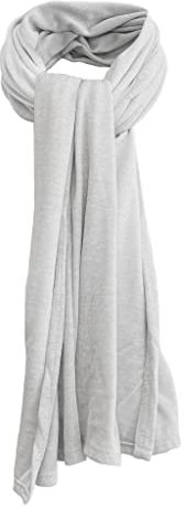 WOREMOR EMF-Schal 5G-Schutz, HF-Abschirmung, sichere Kleidung, silbernes Jersey-Gewebe