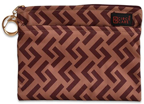 CIRCE Care Borsa Impermeabile: Borsa igienica Lavabile Riutilizzabile per Viaggi, Campeggio ed Escursioni; tieni Imbuto per pipì, coppetta mestruale Senza mescolare con Altre Cose in Borsa.