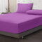 Moonlight Bedding Fitted Sheet 40 Cm Extra Deep Pocket Bed Sheets 16 inch Ultra Soft Bottom Sheet Brushed Microfiber Breathable Shrinkage and Fade Resistant (Purple, King)