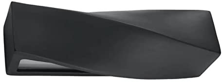 famlights Wandleuchte Innen Wandlampe Wand Lampe Sibel in Schwarz Modern SIGMA E27 Keramik Wohnzimmer Schlafzimmer | 1-flammig