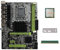 Lodokdre Placa base X58 LGA1366 compatible con CPU XEON X5650 X5670 Series con CPU X5650 + DDR3 4 GB 1066 MHz RAM