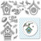 craspire Vogelkäfig-Vogel, Durchsichtige Gummistempel, Wiederverwendbar, Blumen, Silikon, Transparente Siegel, Stempel Für Journaling, Kartengestaltung, Freunde, DIY, Scrapbooking, Fotorahmen, Album
