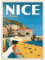 France: Nice, Vintage Poster - Premium 1000 Piece Jigsaw Puzzle for Adults