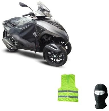 Kompatibel mit Piaggio MP3 300 IE YOURBAN Sport ERL 2016 Beinschutz R085-X TERMOSCUDO Tucano Urbano Thermodecke wasserdicht innen aus Fell ECO speziell für Roller