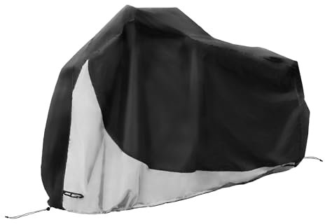 Uxcell Bike Cover Outdoor Waterproof Bicycle Covers XL 2 Bikes Silver Tone