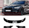 CELECH Auto FrontstoßStange Splitter für BM-W 5 Series F10 F11 M Sport 2011-2017,Frontspoiler Protector AntiKollision Stoßstange Diffusor Flügel Lippen Vorne Stoßstangen Kinnschutz Zubehör