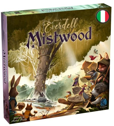Asmodee Italia Everdell: Mistwood Collector's Edition, Erweiterung des Brettspiels, italienische Ausgabe
