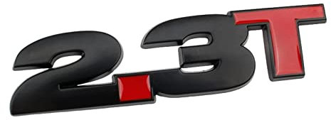 Auto 3D Metall 2.3T Verschiebungsabziehbilder Aufkleber for Ford Mustang geeignet Gt Shelby 2. 3t GT500 Logo Car Trunk Badge Emblem Styling -Aufkleber (Color : B)