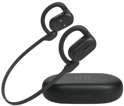JBL SoundGear Sense - Auriculares inalámbricos de oreja abierta, tecnología OpenSound, resistente a salpicaduras y polvo, 4 micrófonos para llamadas nítidas y claras, hasta 24 horas de duración de la