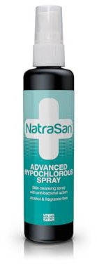 NatraSan Spray Hypochloreux Avancé, Nettoyant pour la Peau Sans Alcool et Sans Parfum. (100ml)