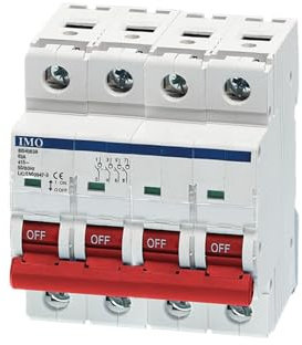 Bis4063a Interrupteur Sectionneur 63a Tétrapolaire 4 Pôles - 4 Modules - Imo