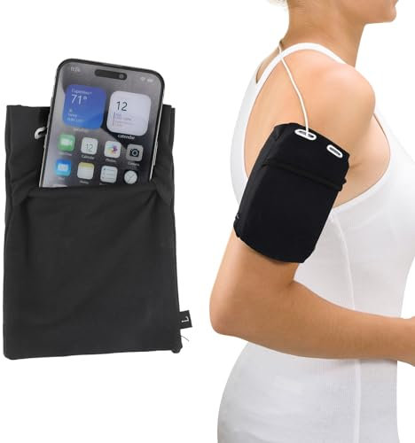Brazalete Deportivo Universal para Móviles de hasta 7 Pulgadas, Transpirable y Ajustable, Ideal para Running, Gimnasio y Actividades al Aire Libre, Compatible con iPhone y Android
