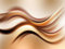 Pannello Copri Piano Cottura Induzione Fornelli Piastra Tagliere | Astrazione Caramel | 52x75 cm | per 5 Fuochi | da Cucina | in Vetro Temprato | 2 Pezzi