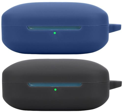 Msiall Silicone Case Compatibile con Oppo Enco X3i, [Supporta la Ricarica Wireless] [Custodia Protettiva Antiurto] Simpaticodi Cartoni 3D Black Blue