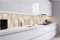 Dimex Küchenrückwand Folie Selbstklebend Vintage BEIGE KACHELN 420 x 60 cm | Klebefolie - Dekofolie - Spritzschutz für Küche | Made in EU