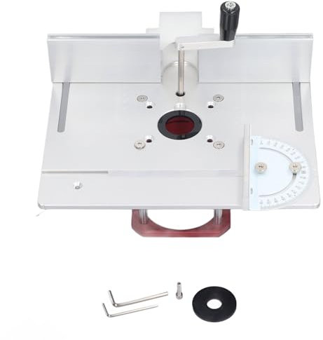 Router Lift System, Precision Height Adjuster, Sturdy Aluminum Construction, Wide Lifting Range, for DIY Woodworking and Router Table Projects