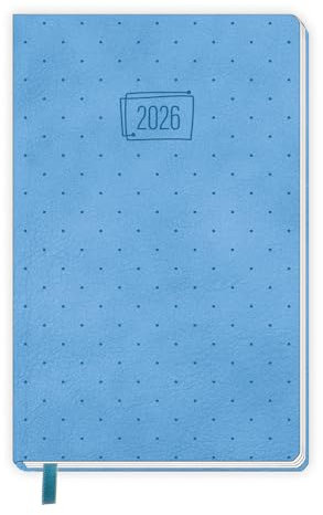 TRÖTSCH - Taschenkalender A6 Soft Touch Punkte 2026: Soft Touch Terminkalender