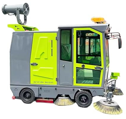 Barredora de vacío personalizada con batería eléctrica para carretera, máquina de limpieza de calles, máquina barredora de piso