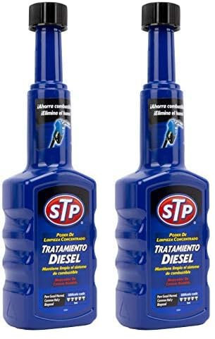 STP Tratamiento para Motores de Diesel, Mejora Aditivos, Reduce Emisiones y Consumo de Combustible, Limpia Inyectores y Válvulas, Combate Óxido y Corrosión, 200ml (Paquete de 2)